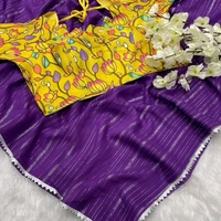 W05003 Presenting You Most Beautiful Casual Pure Viscous Saree Collection