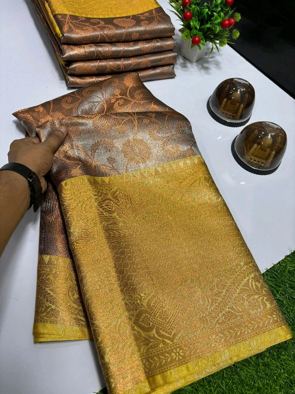 B04008 Banarasi Tissue Silk Saree