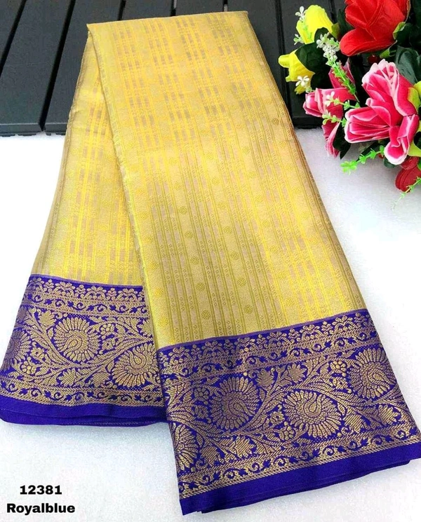 KS0052 Kanjivaram Braidal Silk Saree With 1 Gm Gold Zari Weaving Allover Saree