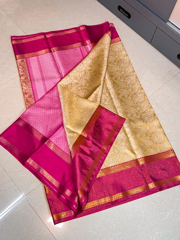 B91003 Banarasi Tissue Soft Light Weight Tissue Saree