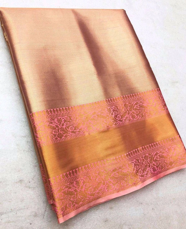 KS0065 Jothika inspired Saree Recreate By 1 Gm Gold Zari Weaving Kanjivaram Saree