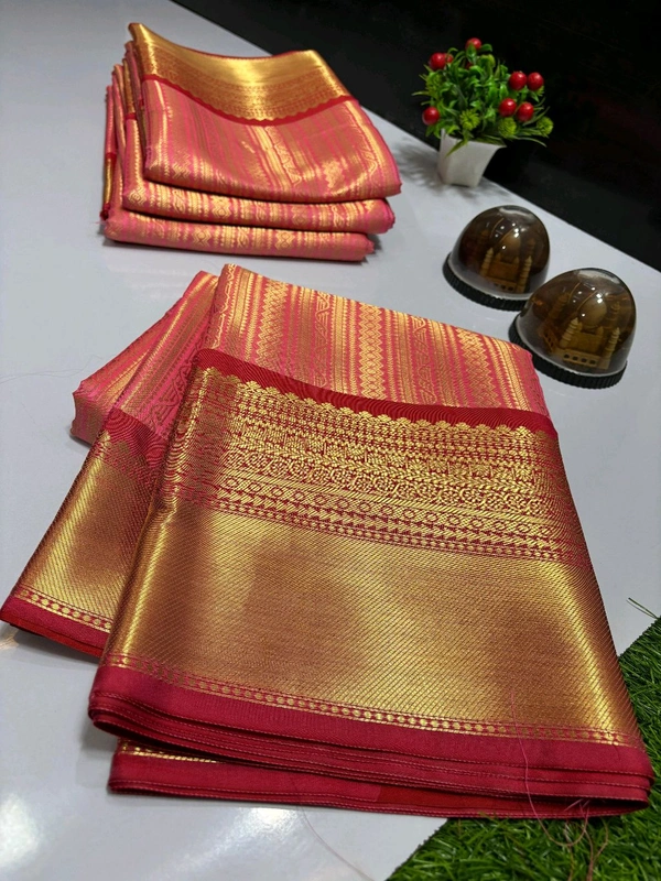 B11005 Semi Pure Kanjivaram Soft Silk Saree