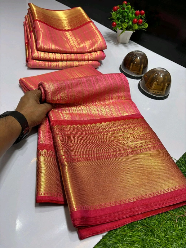 B11005 Semi Pure Kanjivaram Soft Silk Saree