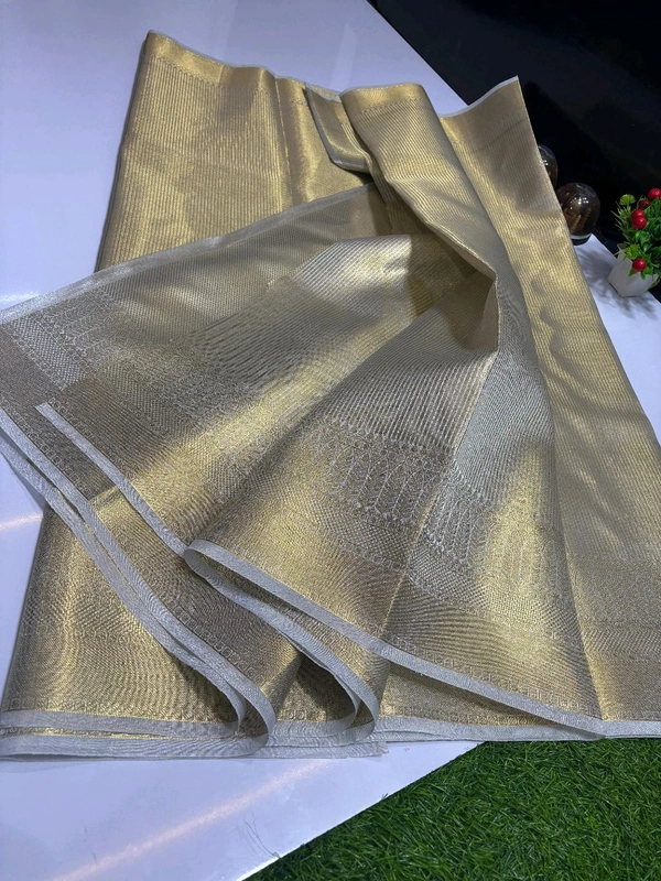 B11007 Pure Banarasi Soft Tissue Silk Saree 