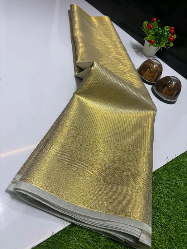 B11007 Pure Banarasi Soft Tissue Silk Saree 