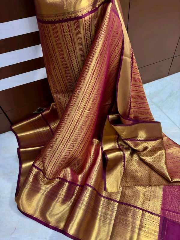 B03001 Semi Pure Kanjivaram Soft Silk Saree