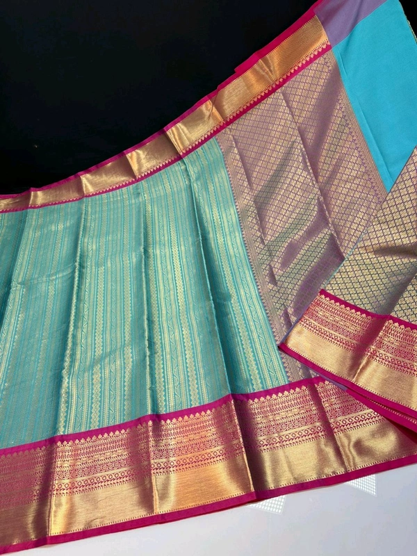 B06089 Semi Kanjivaram Soft Silk Saree