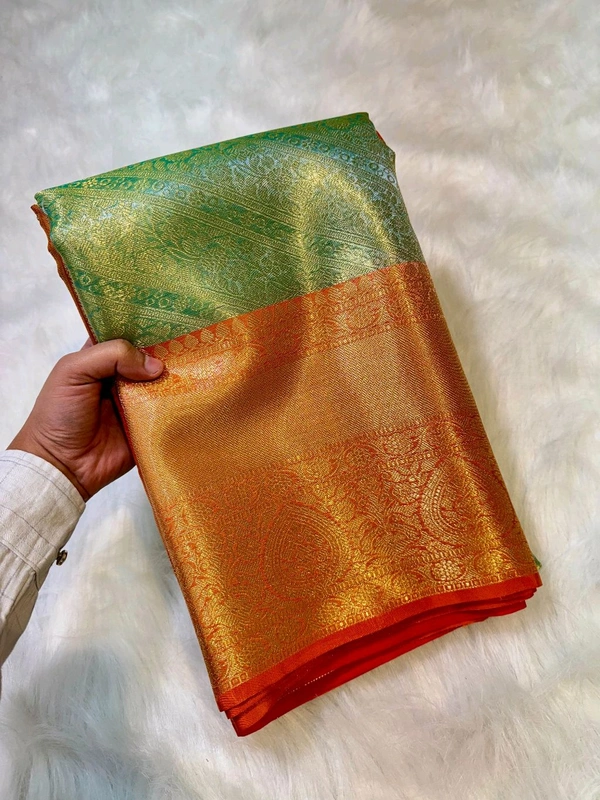 B17001 Kanjivaram Tissue Silk Saree