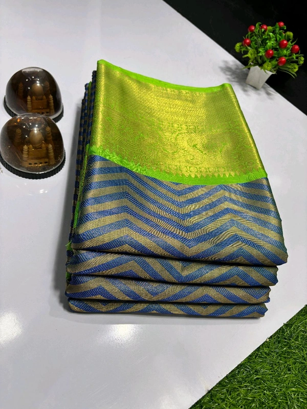 B11051 Banarasi Tissue Bridal Silk Saree