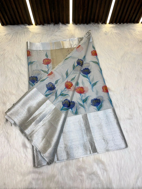 B13010 Soft Katan Silk Saree