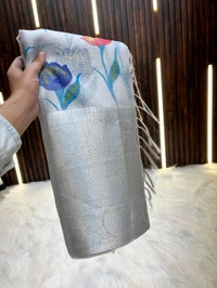 B13010 Soft Katan Silk Saree