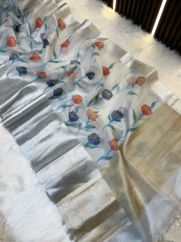 B13010 Soft Katan Silk Saree