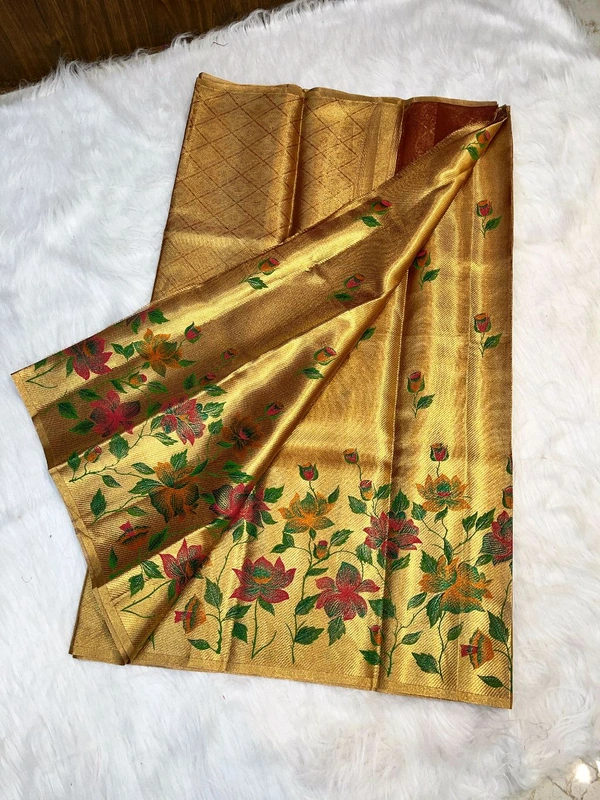 B13022 Soft Katan Silk Saree