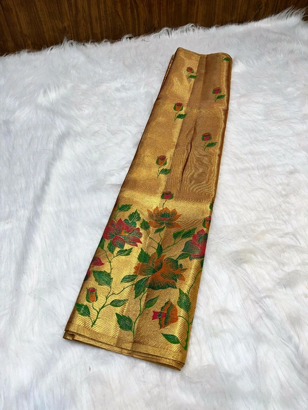B13022 Soft Katan Silk Saree