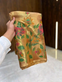 B13022 Soft Katan Silk Saree