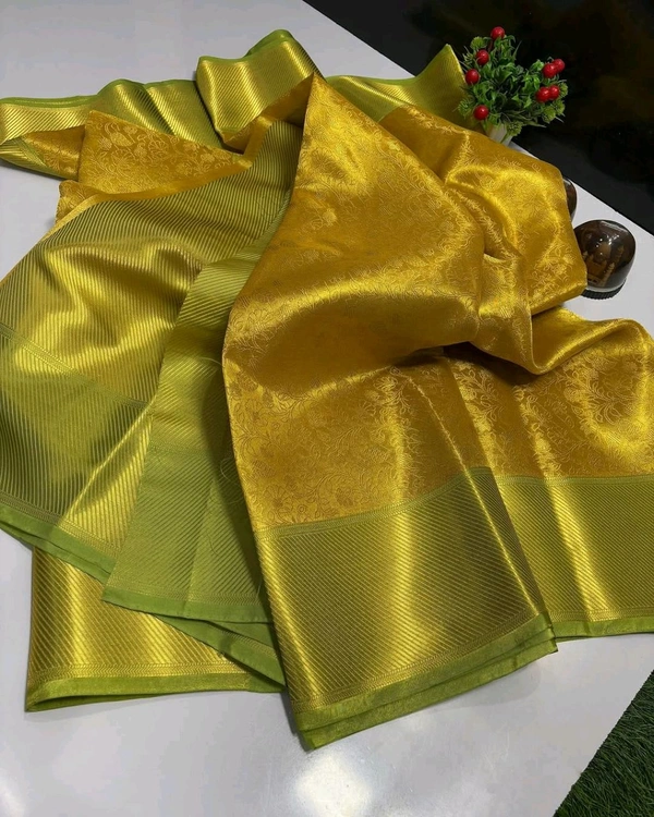 B13024 Soft Katan Silk Saree