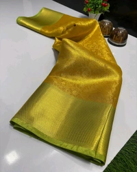B13024 Soft Katan Silk Saree