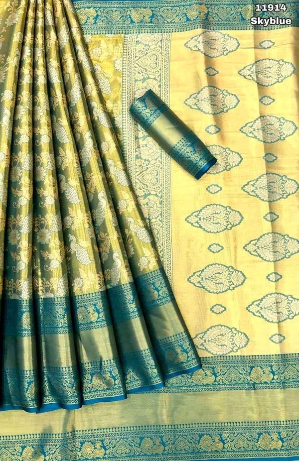 KS0111 Semi Bridal Kanjivaram Silk Saree 