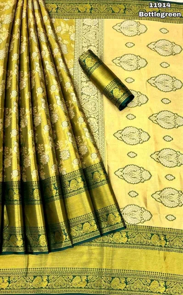 KS0112 Semi Bridal Kanjivaram Silk Saree 