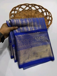B11201 Semi Kanjivaram Silk Saree