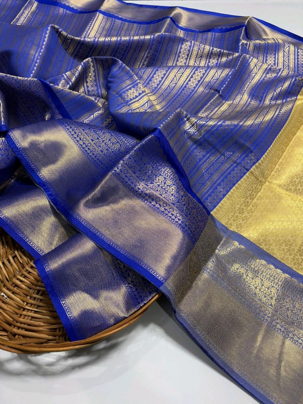 B11201 Semi Kanjivaram Silk Saree