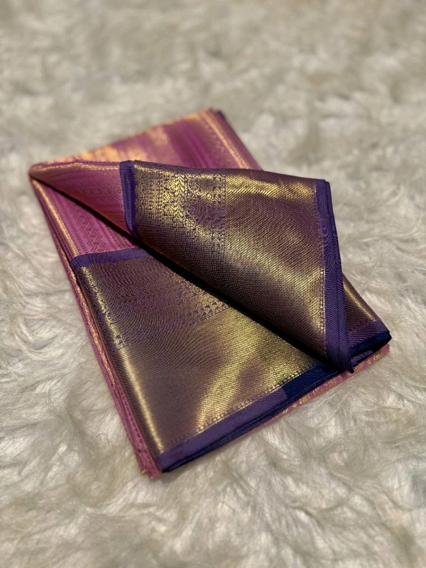 B17035 Semi Kanjivaram Silk Saree