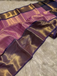 B17035 Semi Kanjivaram Silk Saree