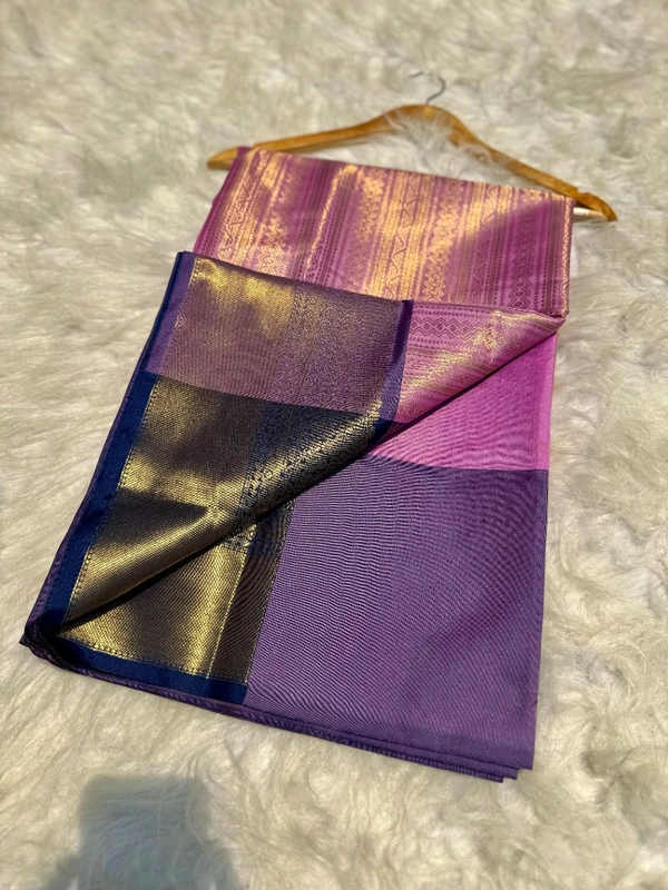 B17035 Semi Kanjivaram Silk Saree
