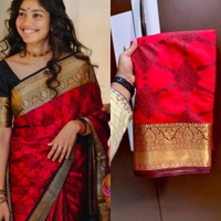 B10001 Sai Pallavi Mam Inspired Soft Katan Silk Saree