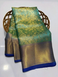 B11041 Celebrity Inspired Soft Katan Silk Saree