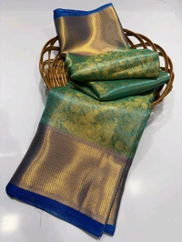B11041 Celebrity Inspired Soft Katan Silk Saree