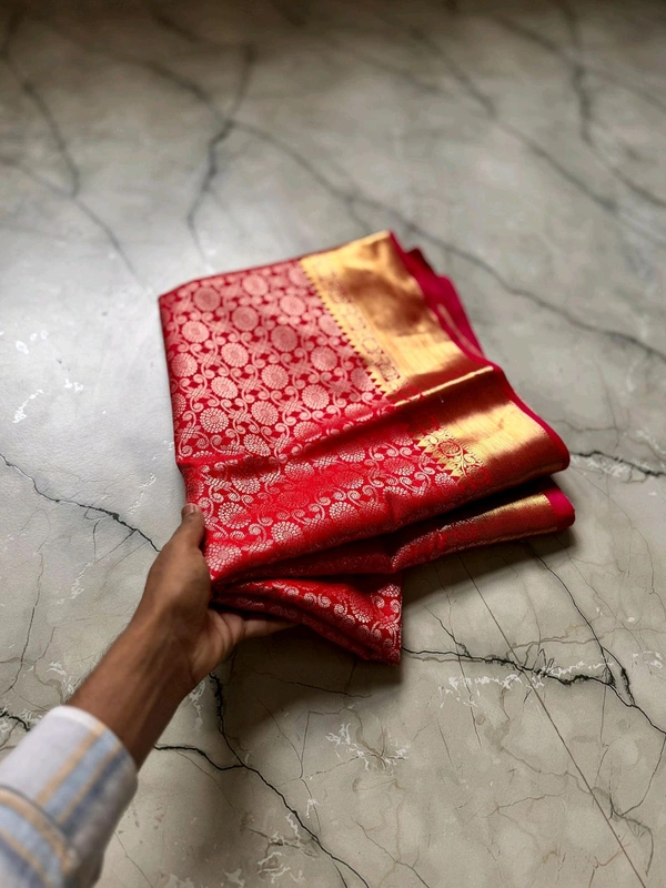 B04044 Semi Katan Soft Silk Saree