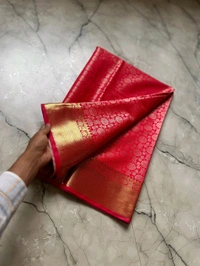 B04044 Semi Katan Soft Silk Saree