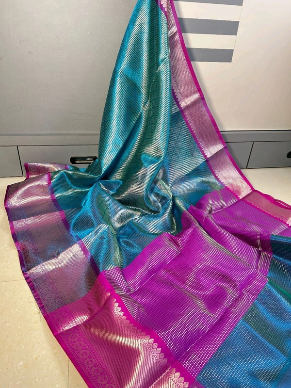 B91015 Semi Katan Soft Silk Saree