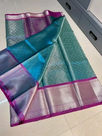 B91015 Semi Katan Soft Silk Saree