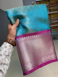 B91015 Semi Katan Soft Silk Saree