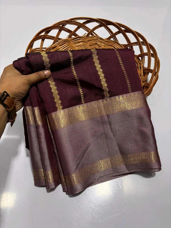 B11150 Soft Katan Silk Saree