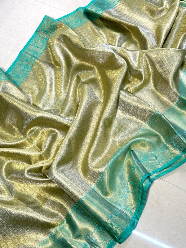 B91018 Kanjivaram Style Soft Katan Silk Saree