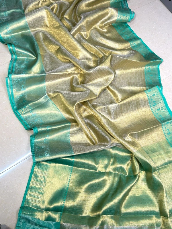 B91018 Kanjivaram Style Soft Katan Silk Saree