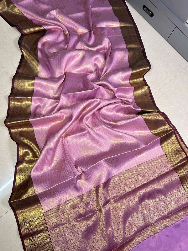 B91035 Semi Soft Katan Kanjivaram Silk Saree