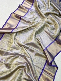 B91026 Special Collection Combination Soft Semi Katan Silk Saree.