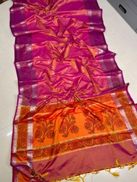 B91038 Soft Katan Silk Saree 