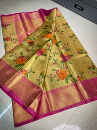 B91009 Kanjipuram Soft Tissue Silk Saree