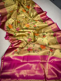 B91009 Kanjipuram Soft Tissue Silk Saree