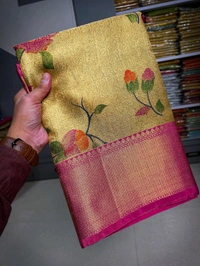 B91009 Kanjipuram Soft Tissue Silk Saree