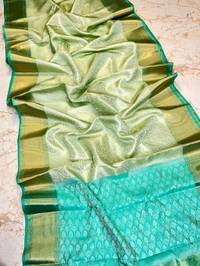 B13008 Soft Katan Silk Saree With Rich Kanchi Border