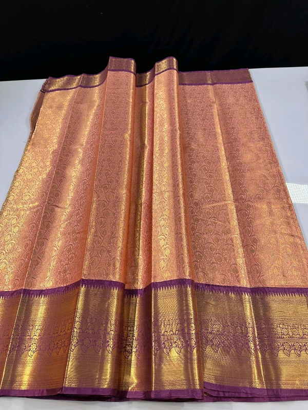 B06316 Premium Soft Semi Kanchipuram Silk Saree - Megenda