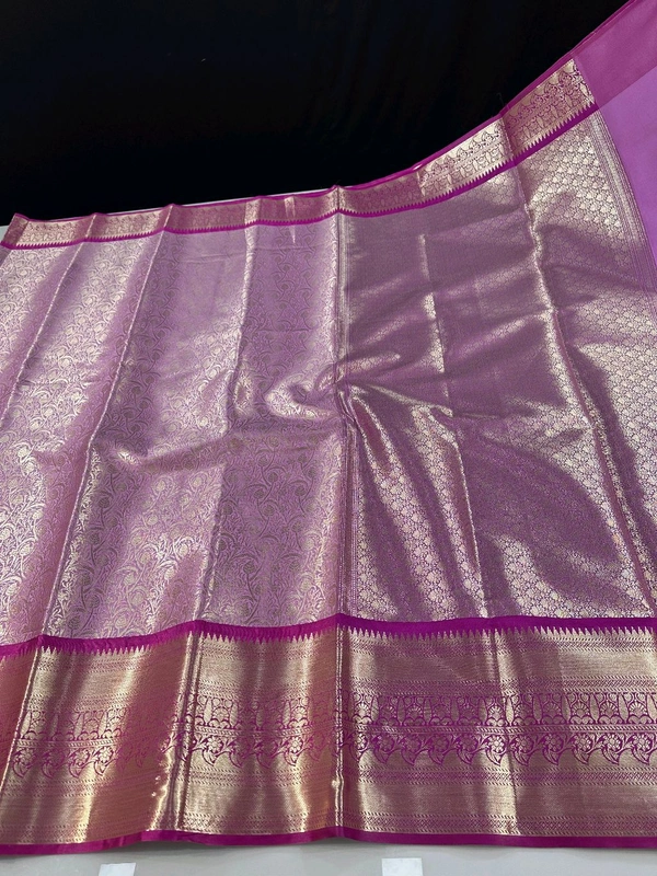 B06318 Premium Soft Semi Kanchipuram Silk Saree - Pink
