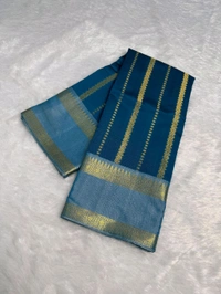 B12004 Soft Katan Kanjivaram Silk Saree  - Blumine