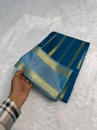 B12004 Soft Katan Kanjivaram Silk Saree  - Blumine